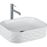 Lena - Tezgah Üstü Porselen Lavabo Parlak Beyaz Outlet - EY-4709-