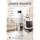 Lenaren Washrite Halı ve Koltuk Yıkama Makinesi Şampuanı 500 ml Konsantre Leke Çıkarıcı Etkili Düşük Köpüklü Döşeme Temizleyici