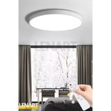 Lenart Lighting Dolunay Model Yuvarlak Tavan Avizesi 3 Renk Aydınlatmalı,kumandalı Led Avize,ofis,salon Avizesi