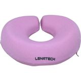 Lenatech Masaj Yüz Yastığı, 45x42x8 cm, Çıkarılabilir Kılıf, Orta Yumuşak Sertlik, Poliüretan Dolgu, Gri/Siyah (Pembe)