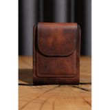 Lenax Leather Mono Hakiki Deri Erkek Cüzdan Gerçek Deri Kartlık Ve Bozuk Para Bölmeli Taba