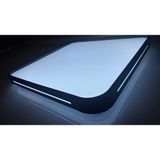 Lenay Sıva Üstü LED Panel 24W Dekoratif Armatür Siyah(Beyaz Işık 6500K) 33X33