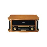 Lenco Classic Phono Tcd-2551 Wd Retro Bluetooth Usb Fm Radyo Cd Kaset Plak Çalar Pikap Ahşap