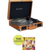 Lenco Classic Phono Tt-10 Pikap Yeşilçam Şarkıları Plak Hediyeli Güçlü Ses Özellikleriyle