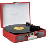Lenco Classic Phono TT-110RDWH Kırmızı Hoparlörlü Bluetoothlu Retro Pikap