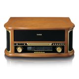 Lenco Classic TCD-2551 Retro Phono Bluetooth USB Radyo CD Kaset Ahşap Plak Çalar Pikap