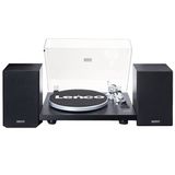Lenco LS-500 BK Siyah Harici Hoparlörlü Bluetooth Pikap