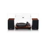 Lenco Ls-600 Wa Dahili Amplifikatörlü Ve Bluetooth Bağlantılı Artı 2 Harici Hoparlörlü Pikap Ceviz