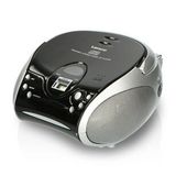 LENCO SCD-24 SİYAH/GÜMÜŞ - CD ÇALARLI TAŞINABİLİR Müzik Seti STEREO FM RADYO - SİYAH/GÜMÜŞ