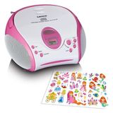 Lenco Scd-24pk Kids - Cd Çalarlı Taşınabilir Stereo Fm Radyo - Pembe