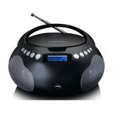 Lenco SCD-331BK - USB ve Bluetooth® Özellikli Taşınabilir Radyo/cd/mp3 Çalar - Pil ve Şebeke Elektriğiyle Çalışan Radyo - Siyah - Gri