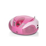 Lenco Scd-37 USB Pembe - Taşınabilir Fm Radyo CD ve USB Çalar - Pembe