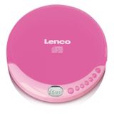 Lenco Taşınabilir Cd Çalar Discman Şarj Özellikli Pembe Cd-011 Pk