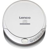 Lenco Taşınabilir CD Çalar / Mp3 Çalar Discman Anti Şok Özellikli Gümüş CD-201 Sı - Beyaz