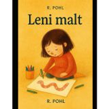Leni malt ein Bild für den " Glanz-Tag": Für alle Kinder, die lieber beobachten als auffallen, lieber fühlen als funkeln, lieber echt sind als laut.