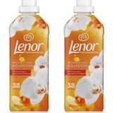 Lenor Camaşır Yumuşatıcısı Orchidee & Vanille 950 Ml. 2 x 38 Yıkama