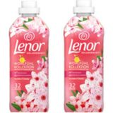 Lenor Cherry Blossom & Precious Sage Çamaşır Yumuşatıcısı 800 ml 2 x 32 Yıkama