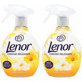 Lenor Yaz Esintisi Ütü Kolaylaştırıcı Kumaş Spreyi 2X500 ml