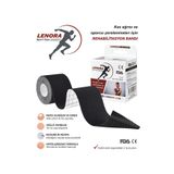 LENORA Kinesiology Ağrı Bandı Siyah 5 Metre X 5 Cm Sporcu Bandı