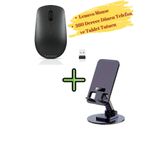 LENOVO 400 Wireless Kablosuz Mouse Siyah GY50R91293 360 Derece Döner Tablet ve Telefon Tutucu