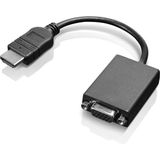 Lenovo 4X91D96895 HDMI To VGA Monitor Adaptör - Siyah