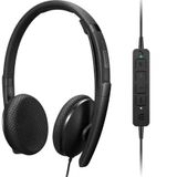 Lenovo 4XD1M45626 Wired Voip Headset MS Teams Sertifikalı Siyah Kablolu Kulaklık