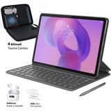 Lenovo 8 GB Ram ve 128 GB Hafızalı 11 Inç 2.5k Ekranlı Tablet, Klavye ve Kalemli Kullanım Seti, Taşınabilir Dokunmatik Tablet ile Akıcı Deneyim | Set: Çanta, 45W Şarj, Kulaklık - Gri - Çanta + 45W Şarj + Kulaklık
