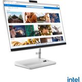LENOVO F0GH01JCTR, IdeaCentre AIO 3 24IAP7 i5-12450H 23,8" FHD Ekran, 16Gb DDR4 Ram, 512Gb SSD, Paylaşımlı Ekran Kartı, Free Dos, All In One PC (Beyaz)