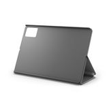 Lenovo Idea Tab için Folyo Kılıf (Poliüretan + Polikarbonat, Darbe Koruması, Entegre Kalem Tutucu, Dönüştürülebilir Stand) - Renk Ay Grisi
