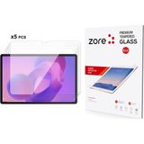 Lenovo Idea Tab Pro 12.7 TB-373FU Zore 5in1 Tablet Temperli Cam Ekran Koruyucu - Şeffaf