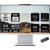 LENOVO IdeaCentre 24IRH9 i7 13620H 40GB DDR5 256GB SSD 23.8" FHD IPS FDOS Beyaz All in One PC & PER4