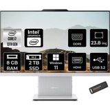LENOVO IdeaCentre 24IRH9 i7 13620H 8GB DDR5 2TB SSD 23.8" FHD IPS W11P Beyaz All in One PC & PER4