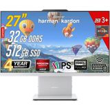 Lenovo Ideacentre 27ARR9 Amd Ryzen 7-7735HS 32GB 512GB 27 Fhd Freedos Beyaz All In One Bilgisayar