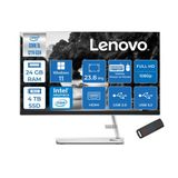 Lenovo Ideacentre Aıo 3 24IAP7 Intel Core I5 12450H 24GB 4tb SSD WIN11PRO 23.8" Fhd (1920X1080) IPS 250NITS All In One Bilgisayar Beyaz F0GH01GDTRP10+ZETTAUSBBELLEK