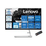 Lenovo Ideacentre Aıo 3 24IAP7 Intel Core I5 12450H 64GB 2tb SSD Freedos 23.8" Fhd (1920X1080) IPS 250NITS All In One Bilgisayar Beyaz F0GH01GDTRF29+ZETTAUSBBELLEK