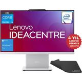 Lenovo Ideacentre Aıo Intel Core I5 13420H 64GB 1TB SSD 23.8" Fhd Windows 11 Pro All-In-One Bilgisayar F0HN0053TR - Lenovo Mouse Pad WZ41 - Gri