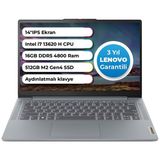 Lenovo Ideapad 3 Slim Intel Core İ7-13620H 16 GB 512 GB Freedos 14'' Dizüstü Bilgisayar