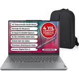 Lenovo Ideapad 5 Slim 2 In 1 Intel Core I5-13420H 16GB 512GB SSD Windows 11 Pro 14" Wuxga OLED 83KX005MTR Taşınabilir Bilgisayar Snertech Çanta - 512 GB - 16 GB