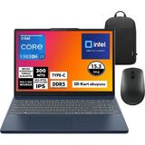 Lenovo Ideapad Slim 3 I7-13620H 32GB Ddr5 1tb SSD Wuxga 15.3" IPS Windows 11 Pro Taşınabilir Bilgisayar 83K10061TR Snertech Çanta+Mouse - 1 TB - 32 GB