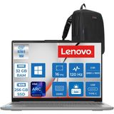 Lenovo Ideapad Slim 5 16IMH10 Intel® Core™ Ultra 9 185H 32GB Ddr5 256GB SSD Intel® Arc™ Graphics 16" 2.8k (2880X1800) OLED 500NITS 100% Dcı-P3, 120Hz WIN11PRO Bilgisayar 83V70057TRP11+ZETTAÇANTA - 256 GB - 32 GB