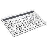 Lenovo Lecoo BK100 Bluetooth V3.0 Çoklu Cihaz Uyumlu Şarj Edilebilir Kablosuz Beyaz Türkçe Q Klavye - Siyah