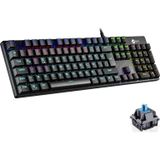 Lenovo Lecoo KG1101 RGB Blue Switch Kablolu Siyah Mekanik Gaming Klavye