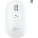 Lenovo Lecoo Ws211 Beyaz Şarjlı Sessiz Ergonomik Optik Kablosuz Mouse