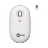 Lenovo Lecoo Ws212 Kablosuz Optic 1600Dpi Pembe Mouse