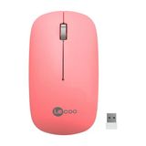 Lenovo Lecoo Ws214 1200 Dpı 4 Tuşlu Kablosuz Sessiz Mouse - Pembe