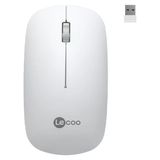 Lenovo Lecoo Ws214 Beyaz Sessiz Ergonomik Optik Kablosuz Mouse