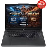 Lenovo Legion 5 15IRX10 Intel Core I7-13650HX 32GB 1tb SSD Rtx 5060 8gb 15.3" Wuxga (1920X1200) IPS 165Hz 115W Windows 11 Pro Taşınabilir Bilgisayar 83LY00PYTR - 32 GB