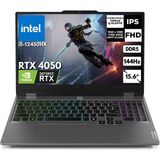 Lenovo Loq 15IAX9 I5-12450HX 32 GB 1 Tbssd 6gb Rtx 4050 15.6" Fhd 144Hz Freedos Gaming Notebook 83GS007WTR BT10