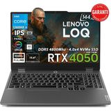 Lenovo Loq 15IAX9 Intel Core I5-12600HX 16GB 1tb SSD Geforce Rtx™ 4050 6gb (105W) 15.6" Fhd IPS Panel 144Hz Freedos Taşınabilir Bilgisayar 83GS00PFTRN1 - 1 TB - 16 GB
