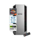 Lenovo Loq Tower 26ADR10 Amd Ryzen 7 8745HX 5.1 Ghz 16GB Ddr5 4tb SSD Geforce RTX5060 Ti 8gb Windows 11 Home Masaüstü Oyuncu Bilgisayarı L91DF006LTRH04 + Zetta Bellek